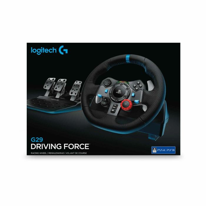 Logitech G29 Driving Force Volante y Pedales, Retroalimentación de Fuerza para PC, PlayStation 5, PS4 y PS3, USB Alámbrico 79 Logitech G29 Driving Force Volante y Pedales, Retroalimentación de Fuerza para PC, PlayStation 5, PS4 y PS3, USB Alámbrico 79
