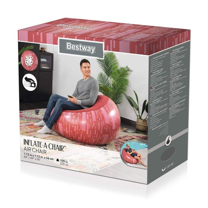 Bestway Sillon Hinchable Gigante Fashion Color Surtido 112x112x66 cm Interior 75052 13 Bestway Sillon Hinchable Gigante Fashion Color Surtido 112x112x66 cm Interior 75052 13
