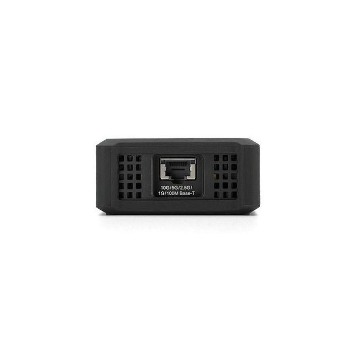 OWC Adaptador Ethernet Thunderbolt 3 10G (10Gb/s) RJ-45 para Mac y PC. Conectividad ultrarrápida 10/5/2.5/1 Gbps, Negro, portátil, silencioso. 3