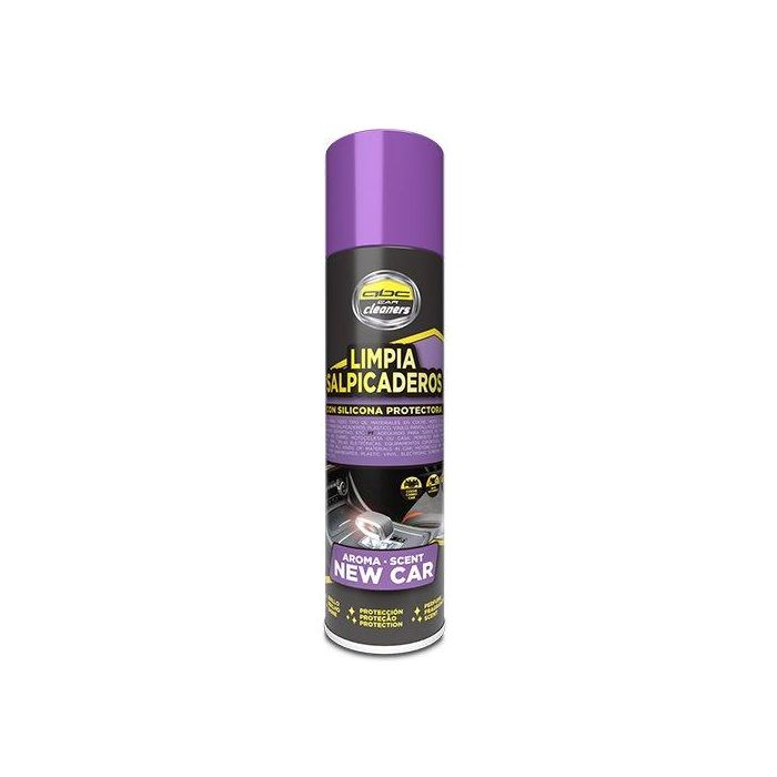 ABC CAR CLEANERS MOT60001 Spray Limpia Salpicaderos con Silicona Protectora 250 ml Aroma New Car para Coche, Moto y Hogar 1