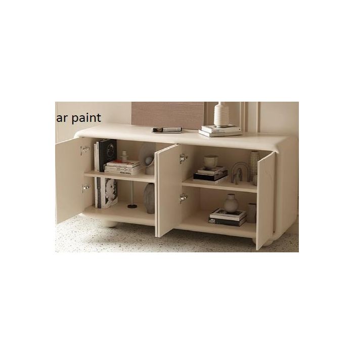 Mueble de TV DKD Home Decor Blanco Madera MDF 160 x 37 x 50 cm 2