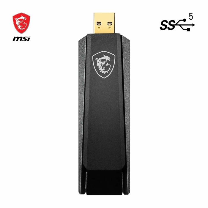 Adaptador USB MSI AX1800 Negro 16 Adaptador USB MSI AX1800 Negro 16