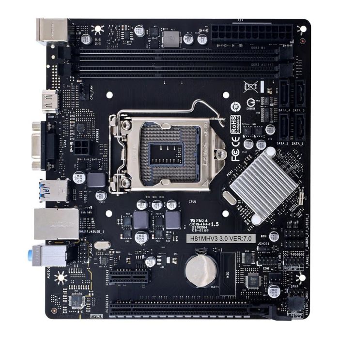 BIOSTAR H81MHV3 V3.0 H81.S1150.mATX.DDR3 Placa Base para PC Intel LGA 1150 DDR3-SDRAM Micro ATX 0 BIOSTAR H81MHV3 V3.0 H81.S1150.mATX.DDR3 Placa Base para PC Intel LGA 1150 DDR3-SDRAM Micro ATX 0