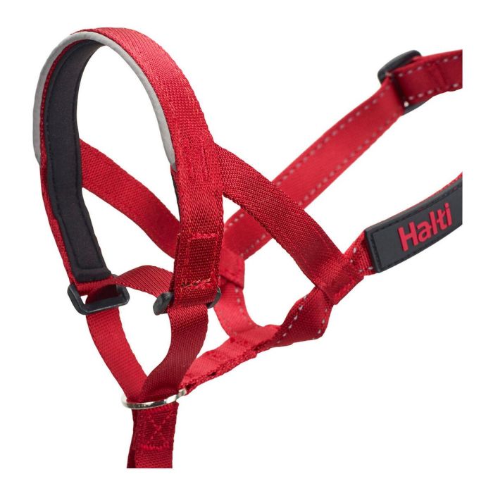 Halti Bozal Headcollar Talla 1 Rojo para Perros Pequeños con Cuello 31-40cm y Hocico 16-24cm