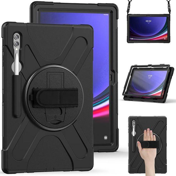 eSTUFF Funda AUSTIN Defender para Samsung Galaxy Tab S10 Ultra / S9 Ultra / S8 Ultra - Negra, protección 3 capas PC/silicona, sin protector de pantalla 7 eSTUFF Funda AUSTIN Defender para Samsung Galaxy Tab S10 Ultra / S9 Ultra / S8 Ultra - Negra, protección 3 capas PC/silicona, sin protector de pantalla 7