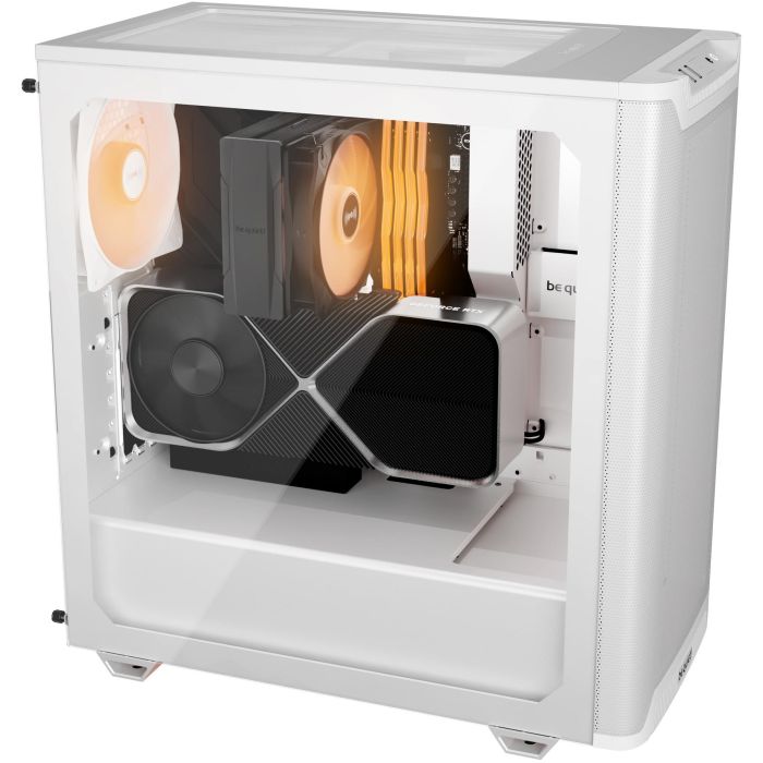 Be Quiet! Pure Base 501 LX White Midi Tower con Ventana y RGB, Carcasa PC ATX, Micro ATX, Mini-ATX Blanca 3 Be Quiet! Pure Base 501 LX White Midi Tower con Ventana y RGB, Carcasa PC ATX, Micro ATX, Mini-ATX Blanca 3