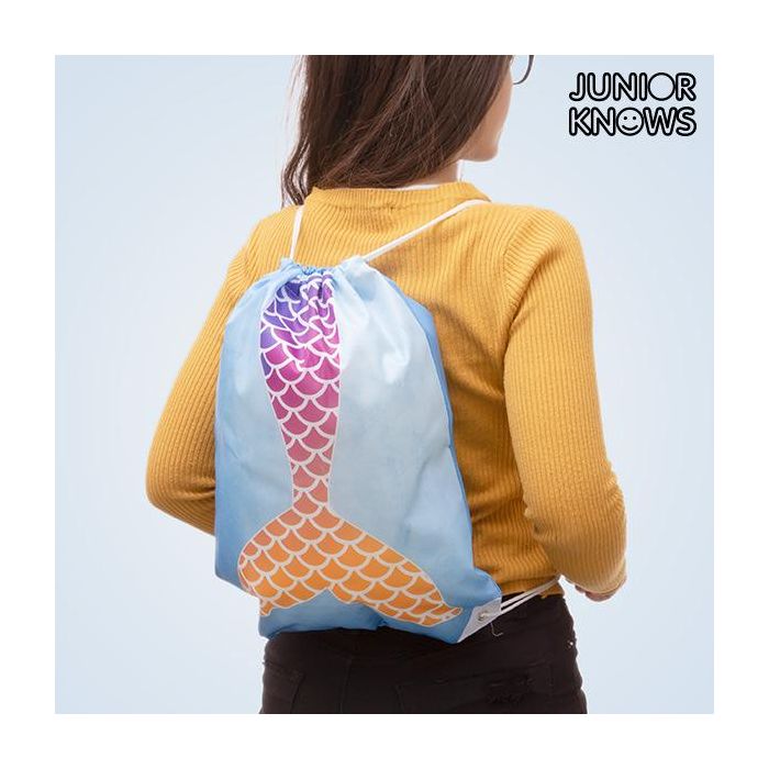 Bolsa Mochila con Cuerdas Sirena Junior Knows 0 Bolsa Mochila con Cuerdas Sirena Junior Knows 0