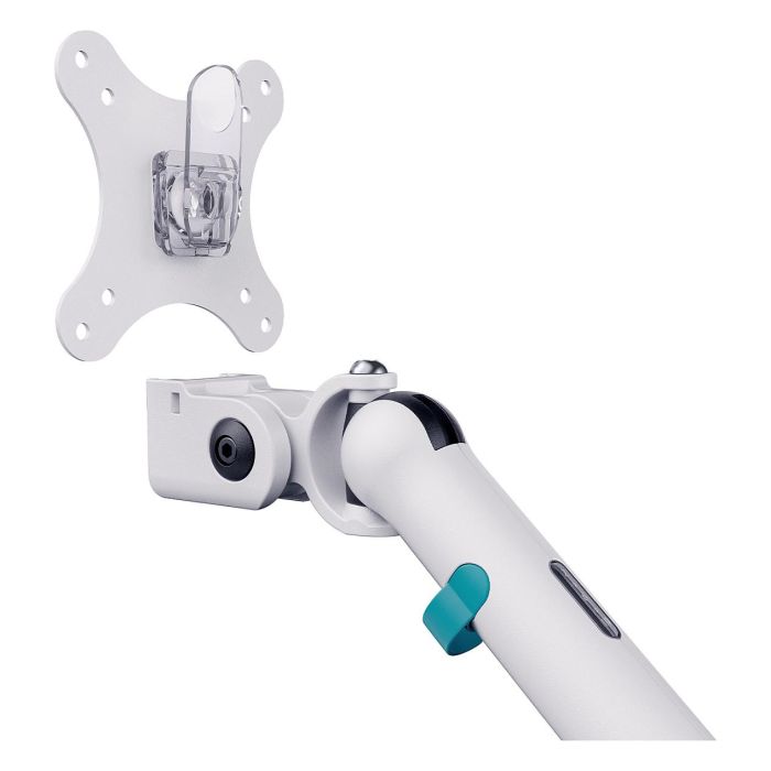 Digitus Soporte de Monitor Doble Abrazadera, 2 Pantallas hasta 35", 10 kg por Pantalla, 20 kg Total, Ajuste de Altura, Inclinación, 100x100 mm, Blanco Digitus Soporte de Monitor Doble Abrazadera, 2 Pantallas hasta 35", 10 kg por Pantalla, 20 kg Total, Ajuste de Altura, Inclinación, 100x100 mm, Blanco