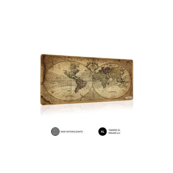SUBBLIM Alfombrilla Vintage World XL Mouse Pad 900x400x3 SUBBLIM Alfombrilla Vintage World XL Mouse Pad 900x400x3