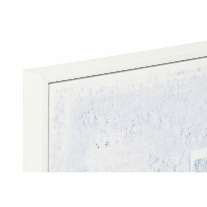 Cuadro Scandi DKD Home Decor Azul Blanco 4.5 x 73 x 52.2 cm (2 Unidades) 2