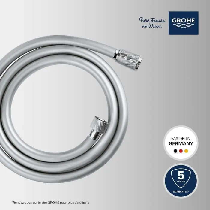 Grohe Flexo de Ducha VitalioFlex 28743002 1,5m Antitorsión Conexión Universal Cromo 2 Grohe Flexo de Ducha VitalioFlex 28743002 1,5m Antitorsión Conexión Universal Cromo 2