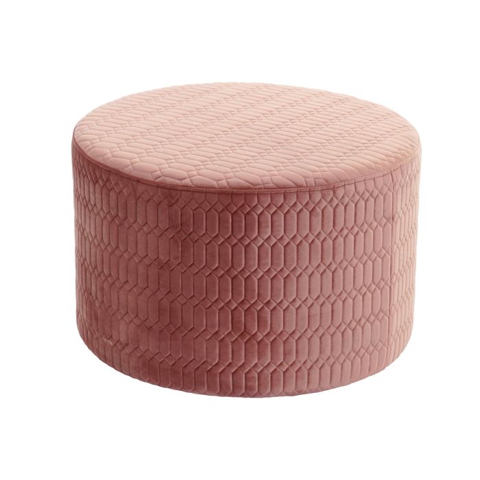 DKD Home Decor Butaca Sixties Rosa Natural, Largo 63 x Alto 77 x Ancho 61 cm, Poliéster y Mdf, Altura Asiento 40 cm, Desmontable 1