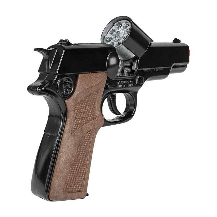 Gonher 17x12 Pistola de Juguete Metálica de Policía, Capacidad 8 Tiros, Réplica Realista para Niños +3 Años 1 Gonher 17x12 Pistola de Juguete Metálica de Policía, Capacidad 8 Tiros, Réplica Realista para Niños +3 Años 1