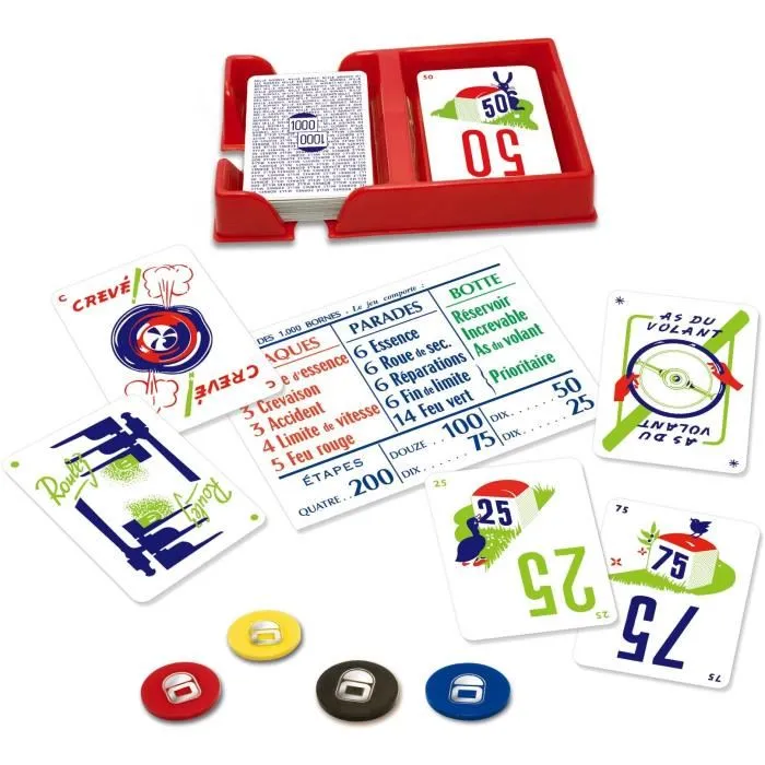 Dujardin Mille Bornes Prestige - Juego de mesa para mayores de 6 años - DUJ3701656100584 1