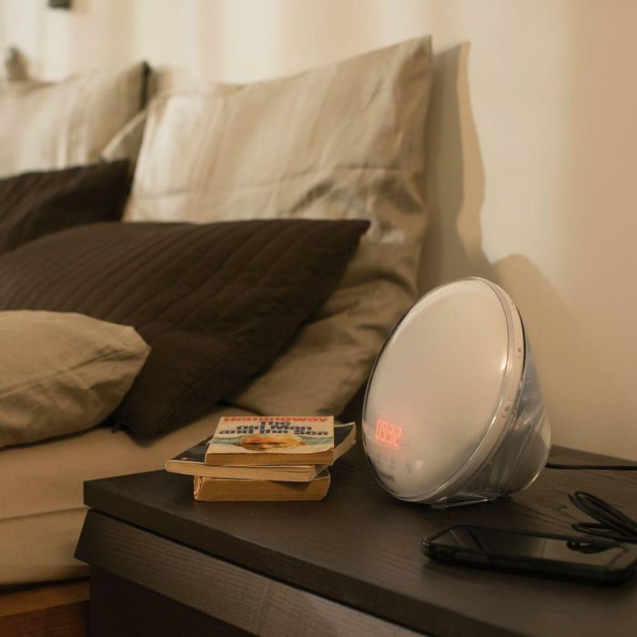 Philips HF3521/01 Simulador de Amanecer con 6 Sonidos Naturales y Luz Nocturna, Inalámbrico 1 Philips HF3521/01 Simulador de Amanecer con 6 Sonidos Naturales y Luz Nocturna, Inalámbrico 1
