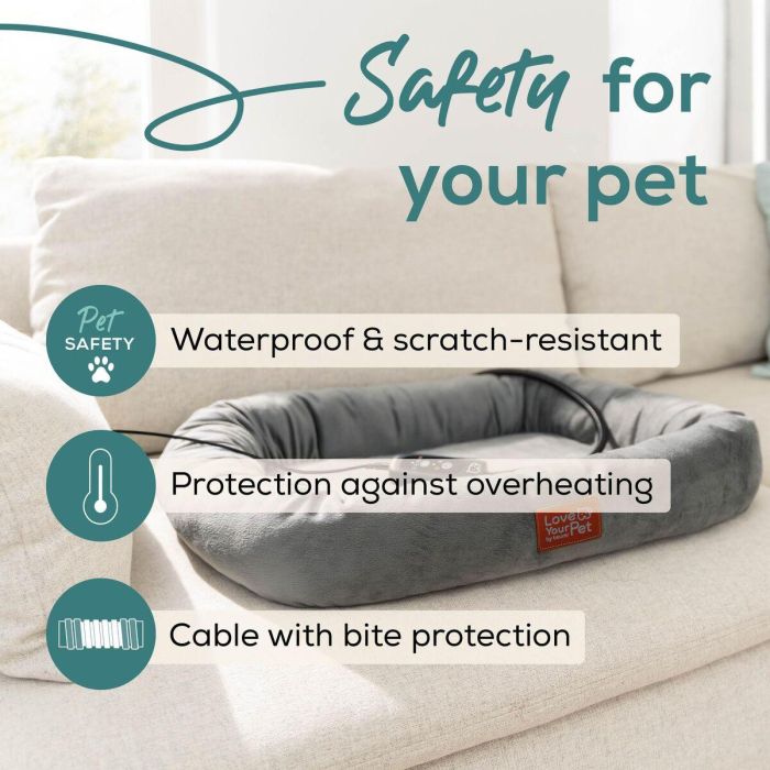 Cama para Perro Beurer PP250 KIRA Gris 2 Cama para Perro Beurer PP250 KIRA Gris 2