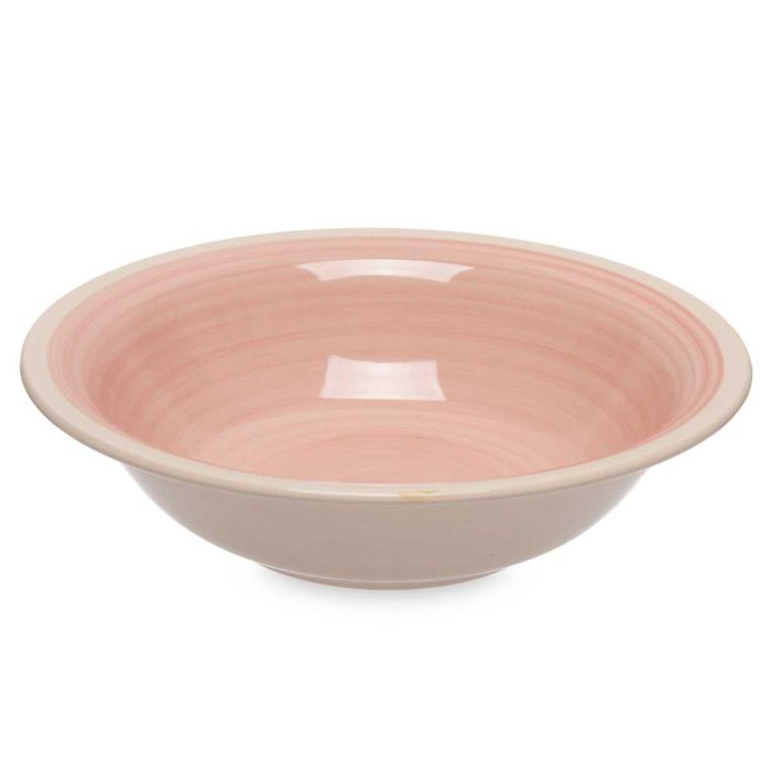 Plato Hondo Gres Rosa Borde 21Cm Vessia (36 Unidades) 1 Plato Hondo Gres Rosa Borde 21Cm Vessia (36 Unidades) 1
