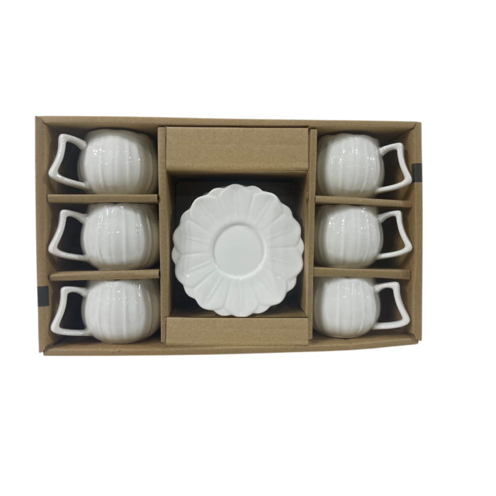 Cafe Basicos DKD Home Decor Blanco 7.5 x 5.5 x 10 cm Set de 6 0 Cafe Basicos DKD Home Decor Blanco 7.5 x 5.5 x 10 cm Set de 6 0
