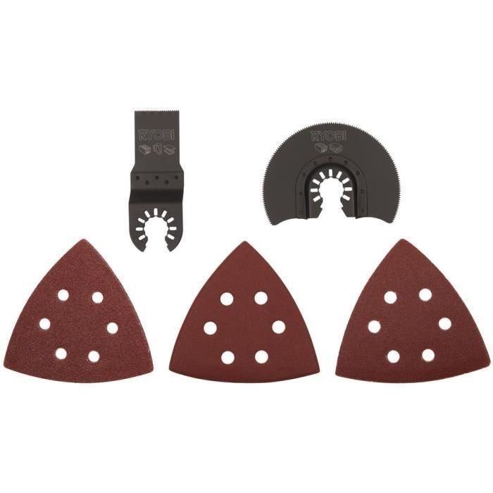 Kit de accesorios multiherramienta de 12 piezas RYOBI para RMT300, R18MT3 y R18MT RAKMT12KIT 1 Kit de accesorios multiherramienta de 12 piezas RYOBI para RMT300, R18MT3 y R18MT RAKMT12KIT 1