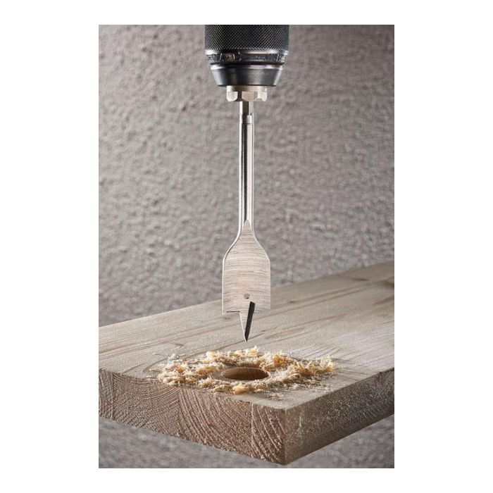 Wolfcraft Broca de pala, vástago hexagonal, Ø16 x 152 mm, acero templado 1 Wolfcraft Broca de pala, vástago hexagonal, Ø16 x 152 mm, acero templado 1