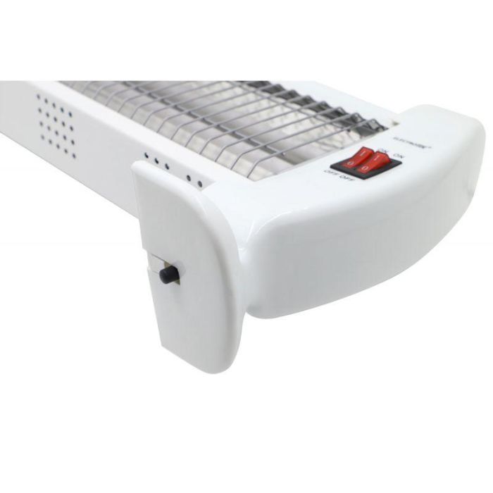 Thulos Estufa de Cuarzo ET-QH14 Radiador Calefactor Portátil 3 Ajustes de Calor 400W/800W/1200W con Seguridad antivuelco 2