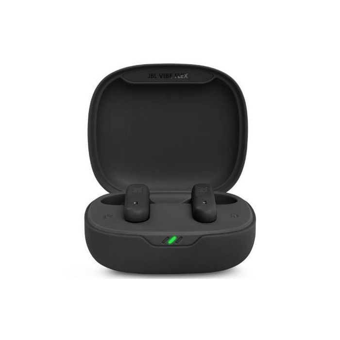 JBL JBLVFLEXBLK Auriculares Inalámbricos True Wireless Vibe Flex con Sonido Deep Bass, 32h Autonomía, IPX54, Negro JBL JBLVFLEXBLK Auriculares Inalámbricos True Wireless Vibe Flex con Sonido Deep Bass, 32h Autonomía, IPX54, Negro