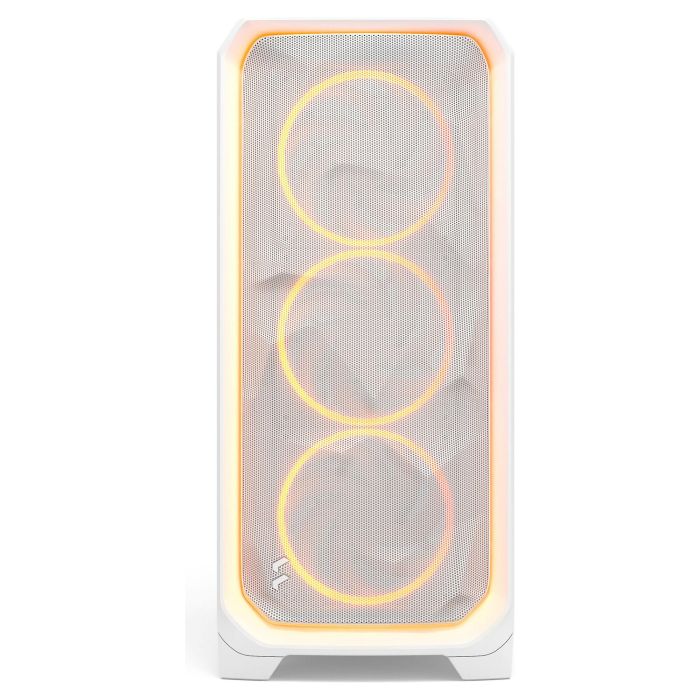 Fractal Design Meshify 3 Midi Torre ATX EATX micro ATX Mini-ITX Blanca Panel de Vidrio Templado RGB Clear Tint