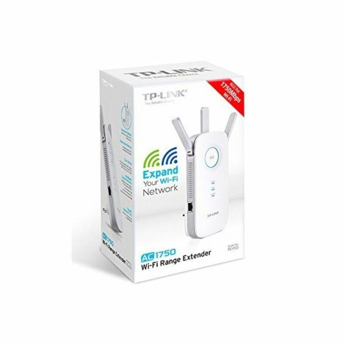 Punto de Acceso TP-Link RE450 WiFi Dual AC1750 LAN Gbit Blanco 6