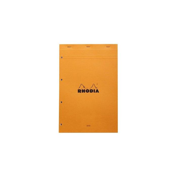 Bloc De Notas Clairefontaine Rhodia Tapa Blanda 21X31 80H 8 Naranja 5 unidades