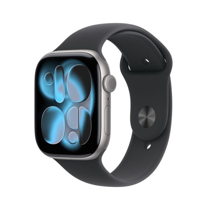 Apple Watch S11 Cellular 46mm Aluminio Gris Espacial con Correa Deportiva Negra M/L 14