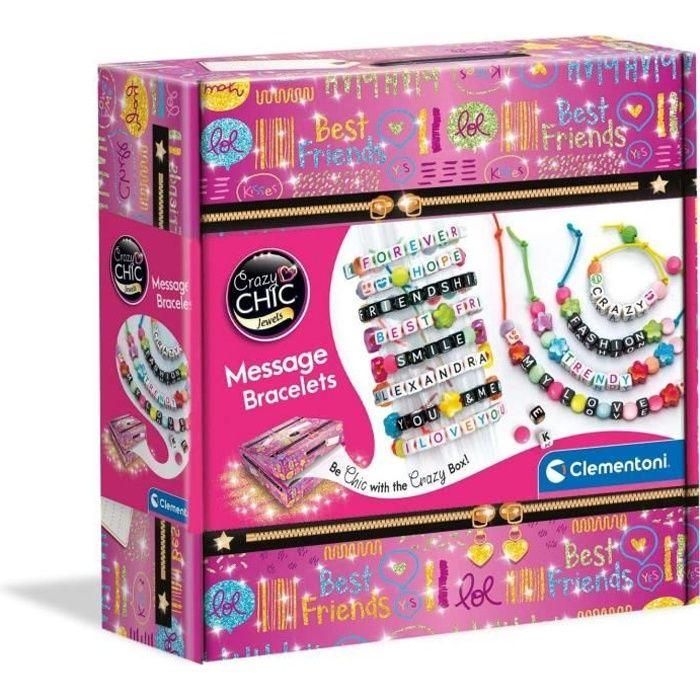 Clementoni - Crazy Chic - Pulseras con mensaje Clementoni - Crazy Chic - Pulseras con mensaje