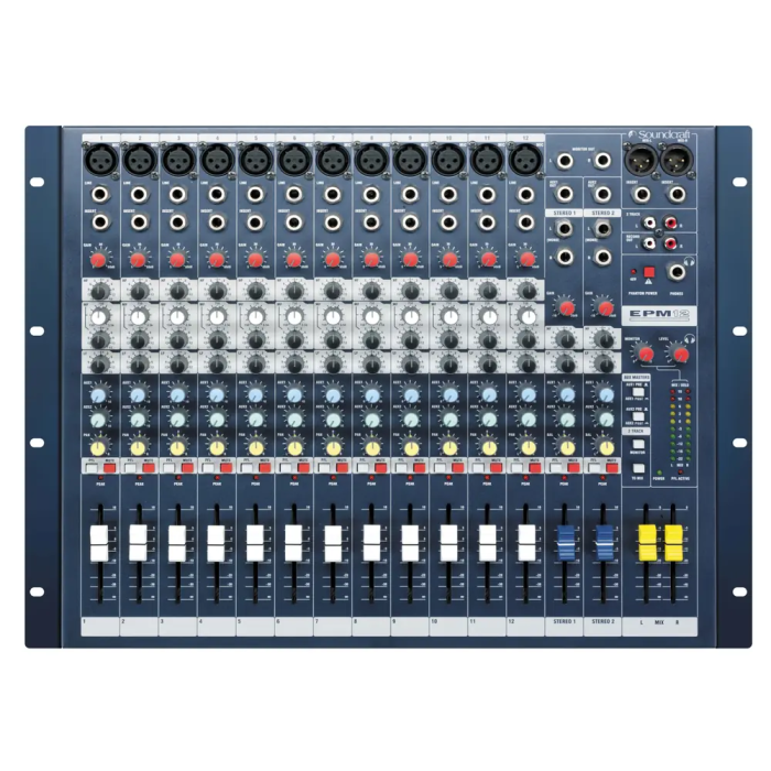 SOUNDCRAFT EPM 12 Mesa de Mezclas Compacta con 12 Canales y Conectividad XLR 3