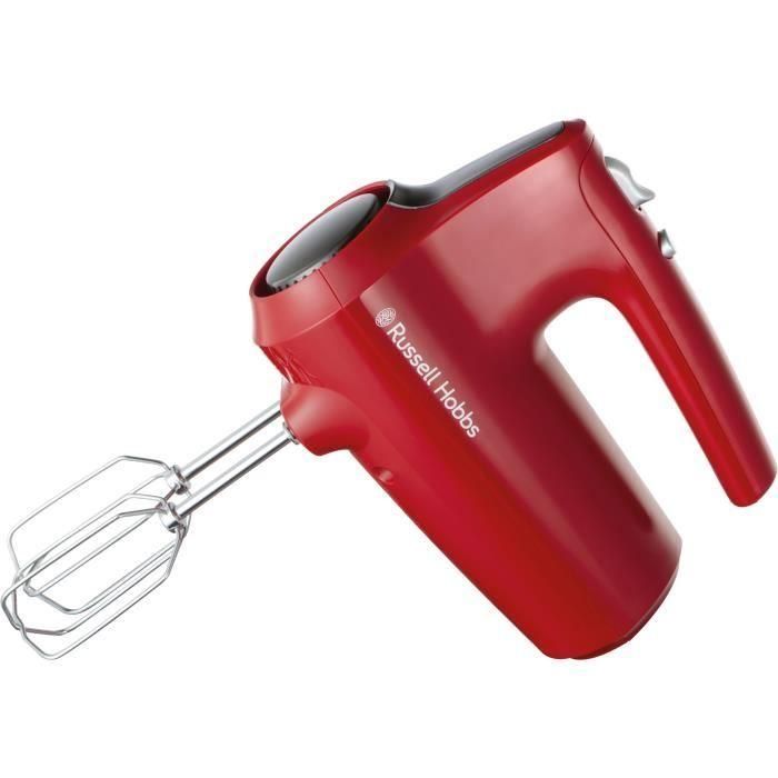 Batidora de mano - RUSSEL HOBBS - Desire Red - 185 W - 5 velocidades - Rojo