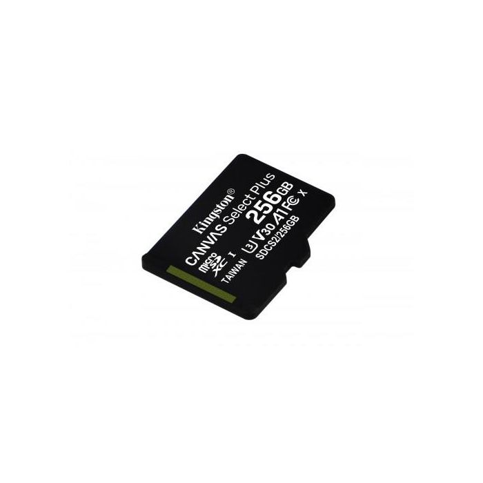 Kingston Tarjeta De Memoria Micro Sdhc Canvas Select 256 grb C-Adaptador 1 Kingston Tarjeta De Memoria Micro Sdhc Canvas Select 256 grb C-Adaptador 1