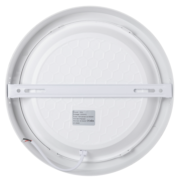 Plafón de Superficie LED 100Lm/W 18W 1800Lm 6000ºK IP20 [HO-PLC-18W-1800LM-CW] 4