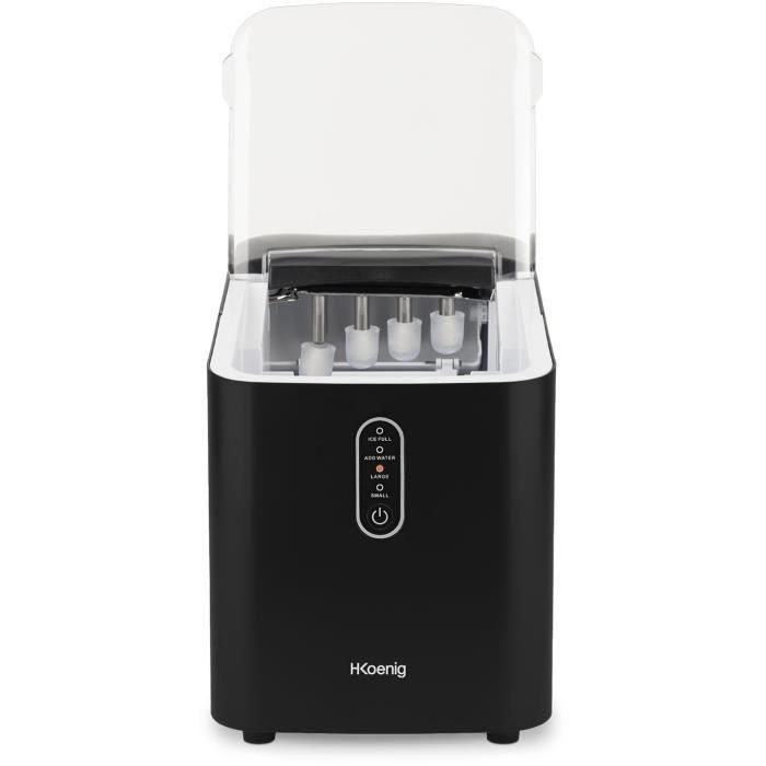 Máquina de hielo - HKoeNIG - KUB14 - 12 kg - 1L - 120 W - Negro 2 Máquina de hielo - HKoeNIG - KUB14 - 12 kg - 1L - 120 W - Negro 2