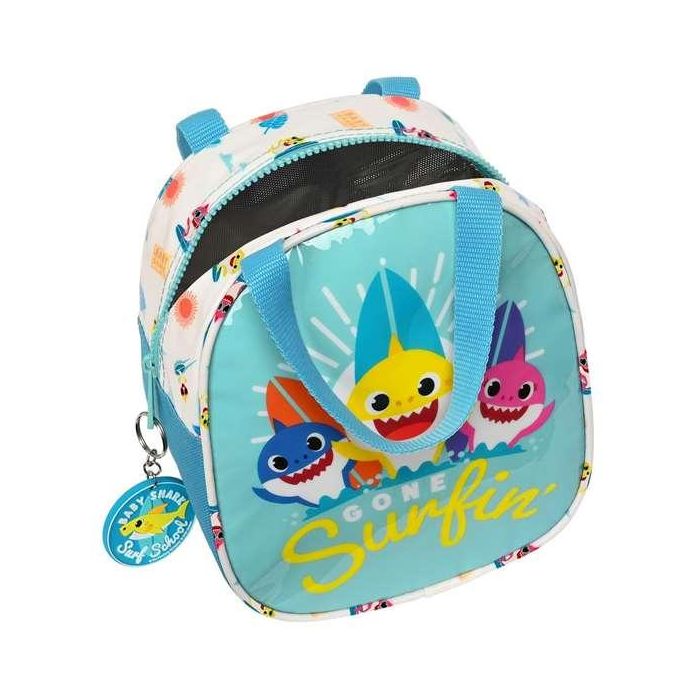 Portameriendas Térmico Baby Shark Surfing Azul Blanco 19 x 22 x 14 cm 2 Portameriendas Térmico Baby Shark Surfing Azul Blanco 19 x 22 x 14 cm 2
