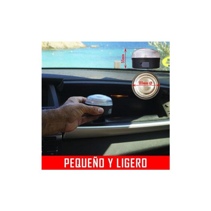 Luz de Emergencia V16 Homologada PC-184 Elbe - Seguridad para Coche y Moto, Visible 1km 3 Luz de Emergencia V16 Homologada PC-184 Elbe - Seguridad para Coche y Moto, Visible 1km 3