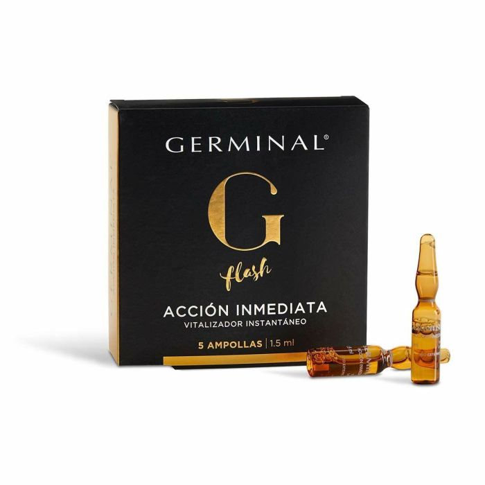 Germinal Acción Inmediata Ampollas Facial Reafirmante Efecto Lifting Flash +8h Monodosis 5 x 1,5 ml para Todo Tipo de Pieles Germinal Acción Inmediata Ampollas Facial Reafirmante Efecto Lifting Flash +8h Monodosis 5 x 1,5 ml para Todo Tipo de Pieles