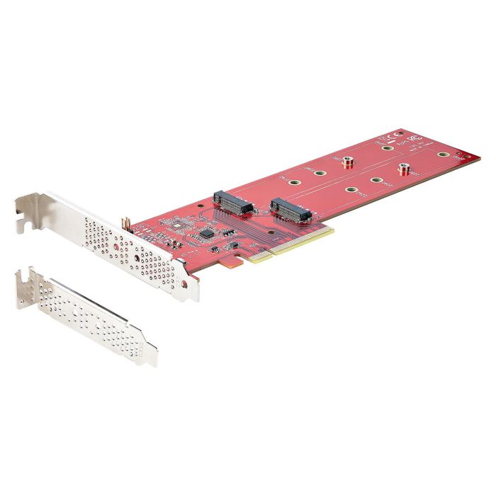 StarTech Tarjeta Adaptadora PCIe Dual M.2 NVMe AHCI a PCI Express 4.0 x8 x16 para SSDs M.2, 7.8Gbps por Unidad, 6493014h 9