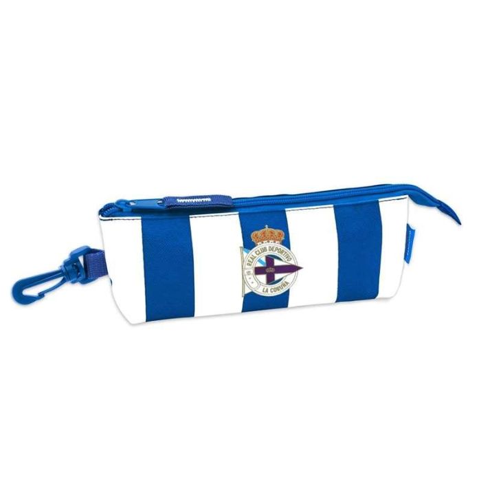 Safta Portatodo Triangular Deportivo La Cor 20x8,5x5 cm Blanco y Azul Polyester 600D 2 Safta Portatodo Triangular Deportivo La Cor 20x8,5x5 cm Blanco y Azul Polyester 600D 2