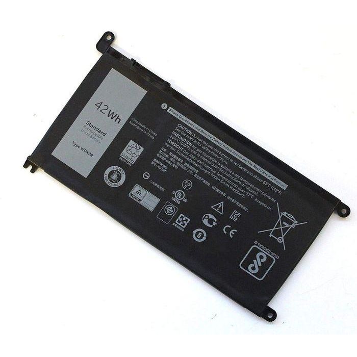Dell 3-cell lithium-ion prismatic battery with 42Wh capacity, compatible with Dell laptops, rechargeable design. Dell 3-cell lithium-ion prismatic battery with 42Wh capacity, compatible with Dell laptops, rechargeable design.