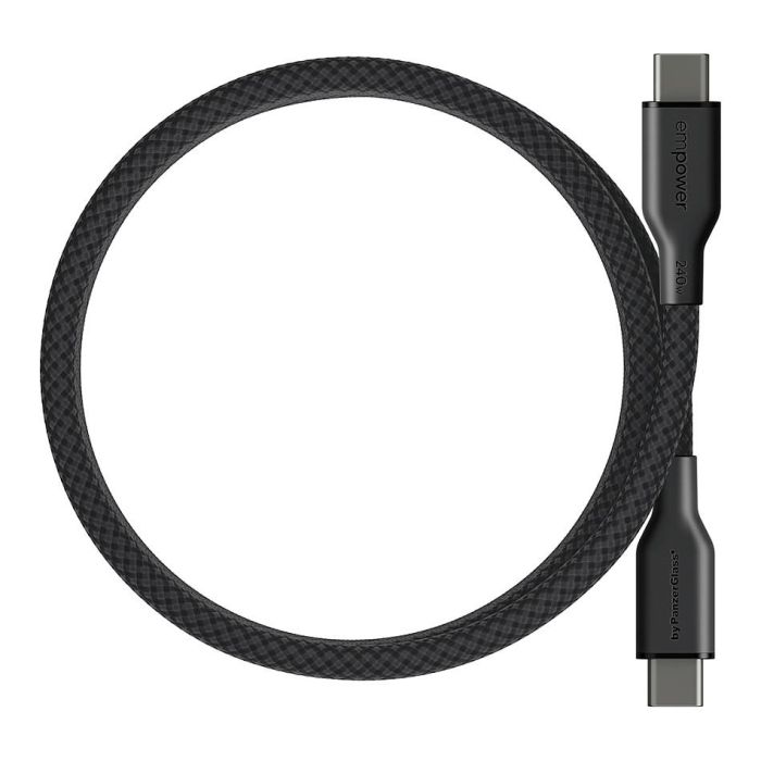 PanzerGlass empower™ Magnetic Cable USB-C to USB-C 240W 1.5m, USB 2.0, Transparente, 100% Poliéster Reciclado 3 PanzerGlass empower™ Magnetic Cable USB-C to USB-C 240W 1.5m, USB 2.0, Transparente, 100% Poliéster Reciclado 3