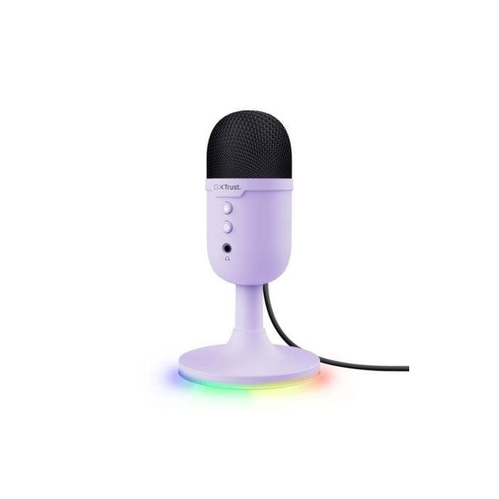 Micrófono Trust Gaming GXT 234 Yunix/ USB/ Lila