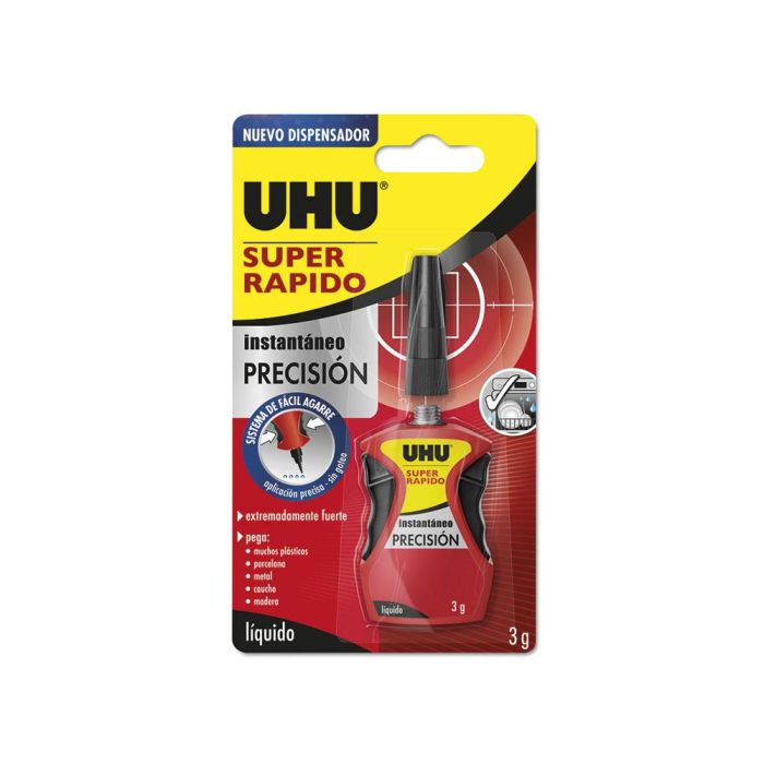Uhu Super rápido precisión Pegamento superrápido 3 g - 36566