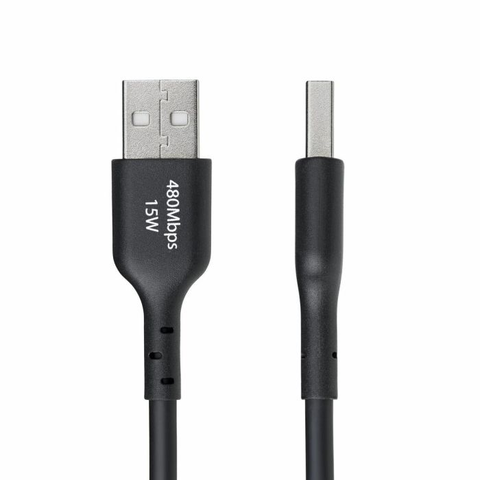 Cable USB Startech USB2AC3MNC Negro 3 m 4 Cable USB Startech USB2AC3MNC Negro 3 m 4