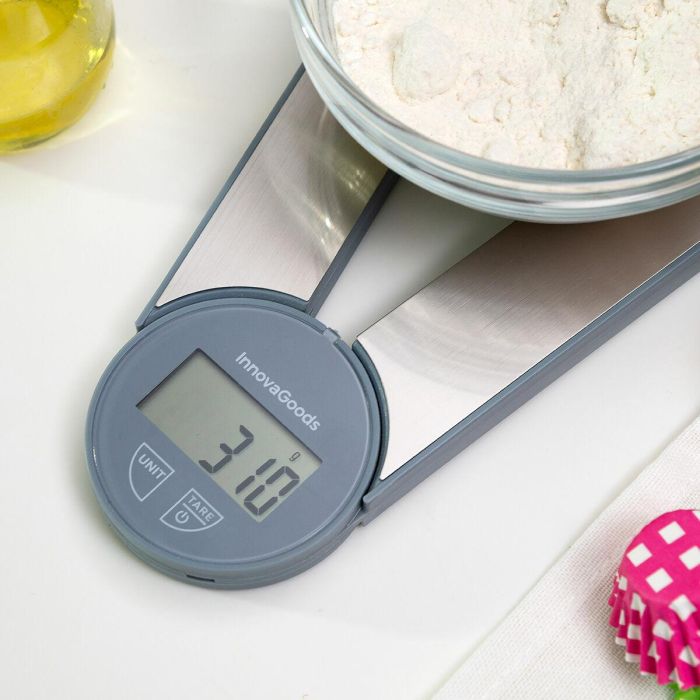 Báscula de Cocina Digital Plegable Skolden InnovaGoods 5 Báscula de Cocina Digital Plegable Skolden InnovaGoods 5
