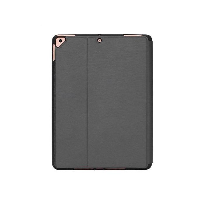 Elbe Funda FU-003 para iPad 10.2" 2020 Gris Espacial TPU y PU con Compartimento Apple Pencil 8