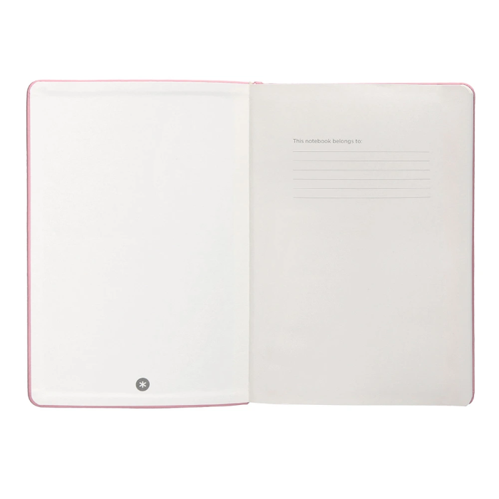 Antartik Cuaderno A5 Tapa Dura Hojas Puntos Rosa Pastel 100 Hojas 80gr FSC 6