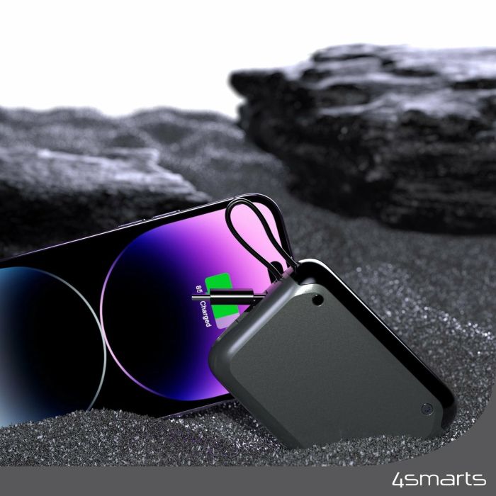 4smarts 540699 Powerbank Pocket con Cable USB-C, 10000mAh, 30W, Gris 5 4smarts 540699 Powerbank Pocket con Cable USB-C, 10000mAh, 30W, Gris 5